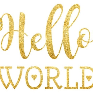 Hello world SVG, New Baby svg, Baby Shirt Svg Designs, Onesie svg, Newborn svg files for Silhouette cut files for Cricut Baby shower Svg Dxf image 1