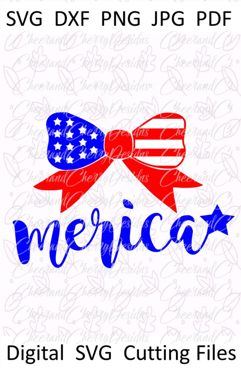 Download 4th of July Bow SVG 4th of July SVG Fourth of July SVG ...