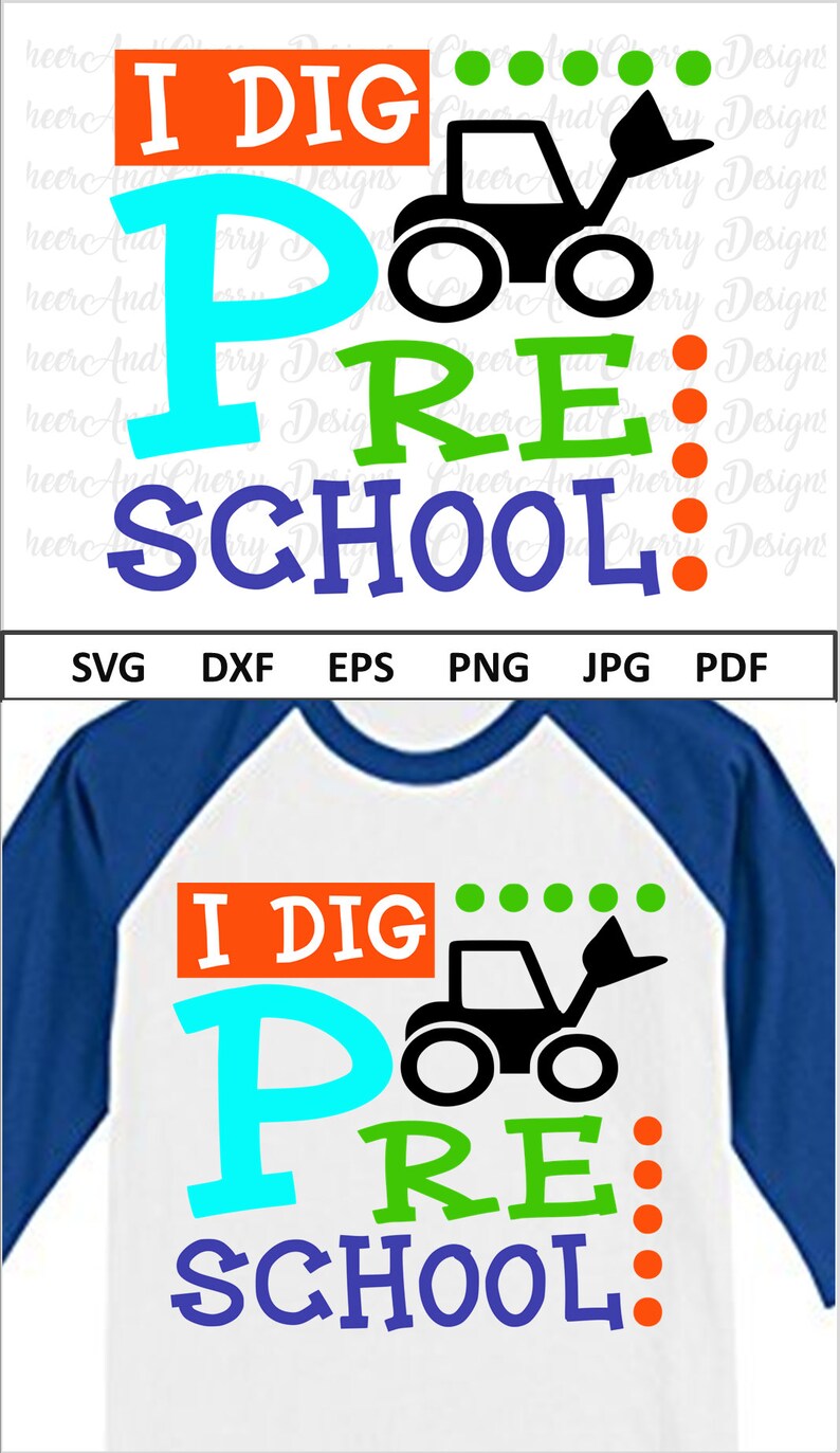 I dig Preschool Svg First Day of Preschool Svg for Boy ...