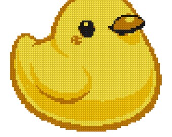 Peep Marshmallow Needlepoint Pattern, Easter Chick Cross Stitch Chart (PDF Download)
