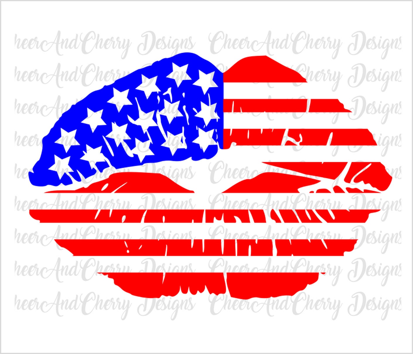 Download 4th Of July Lips Svg Dxf Png American Flag Lips Svg Usa Flag Etsy