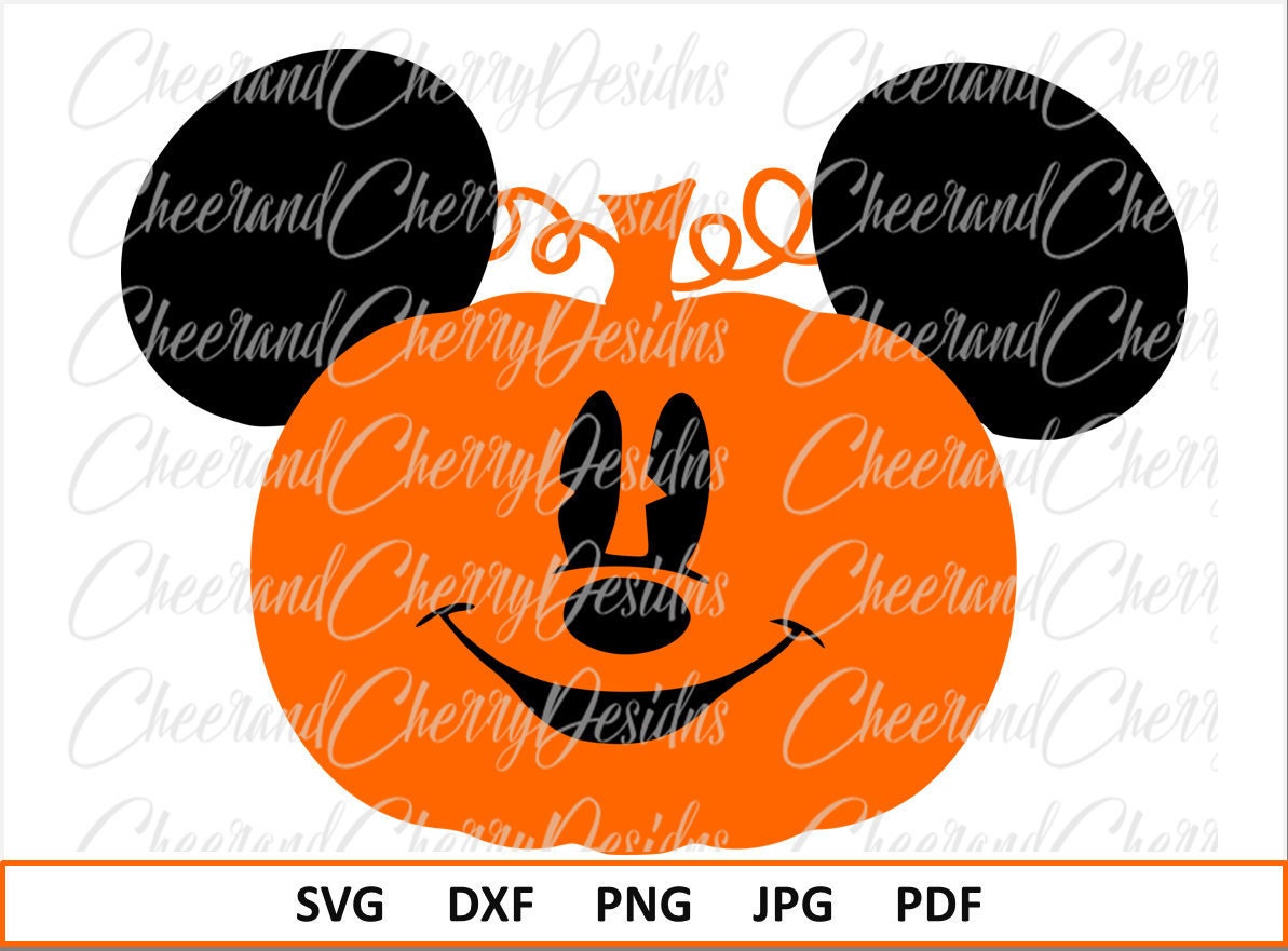 Download Pumpkin Mickey SVG Disney Halloween SVG Mickey Mouse Svg ...