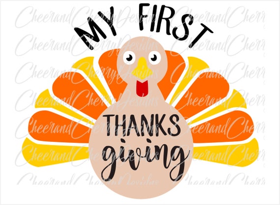Download My First Thanksgiving Svg Baby Shirt Svg Fall Svg Design Etsy