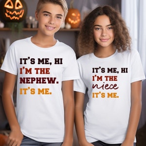Hallo im der Neffe Nichte SVG PNG Bundle, Herbst Schwangerschaft Mommy To Be SVG Daddy Bruder Schwester Nana Opa Tante Onkel Thanksgiving Erwartend