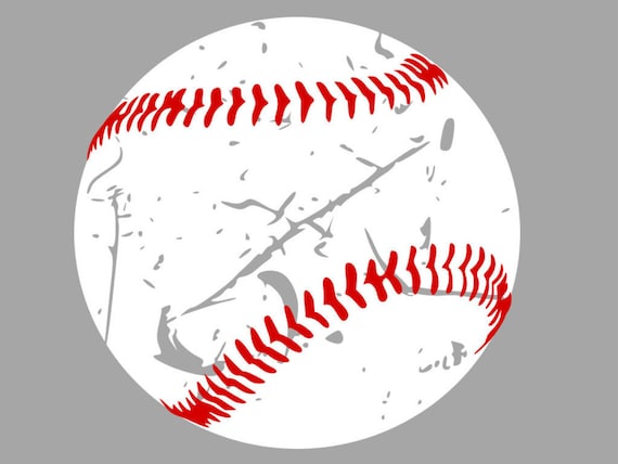 Download Grunge Baseball Svg File For Cricut Silhouette Cameo Etsy