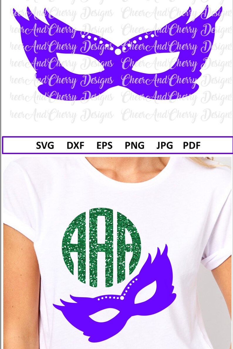 Download Mardi Gras mask Svg Cut File for Cricut Silhouette Iron on ...