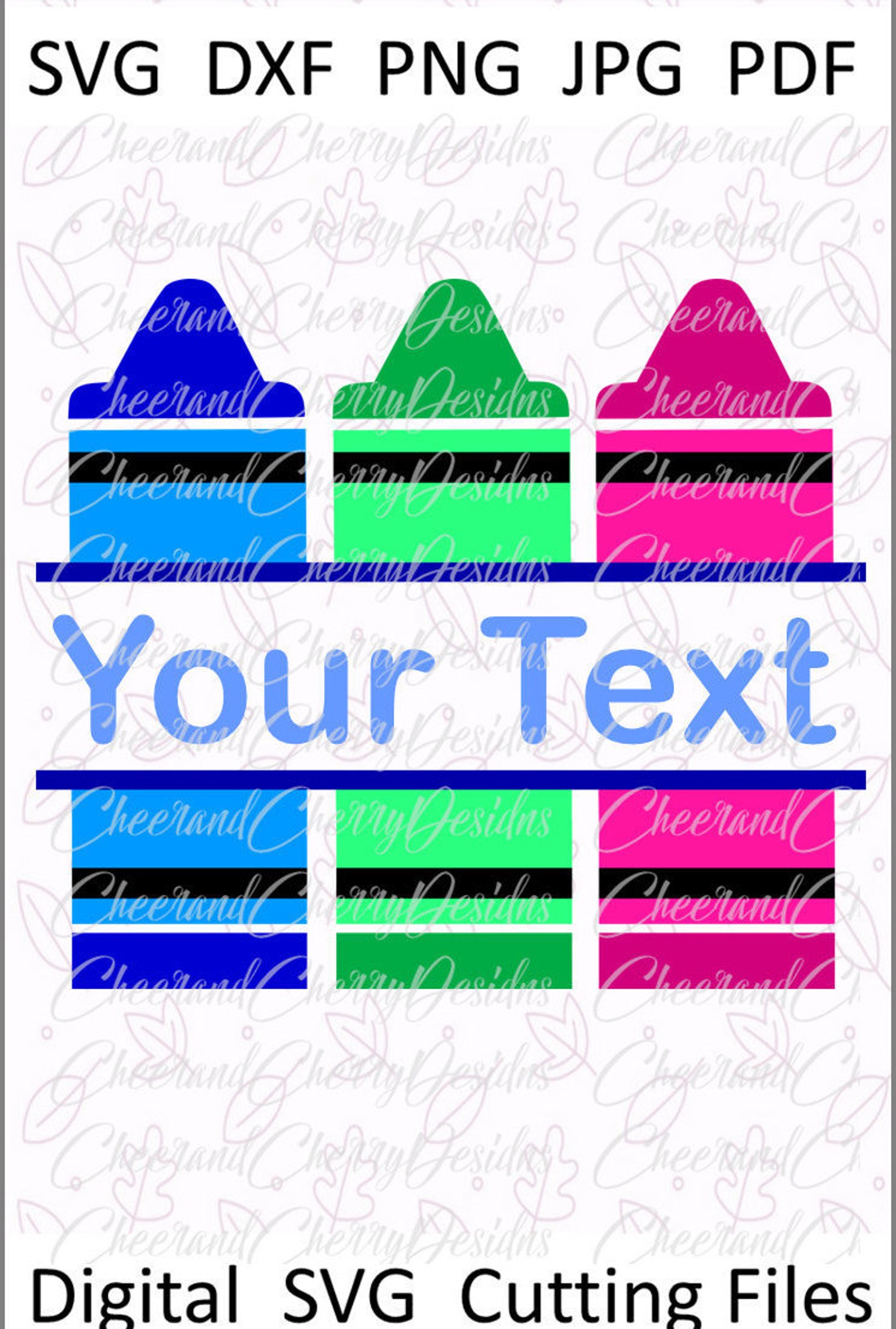 Download Crayons SVG Crayons Monogram svg Crayon split monogram ...