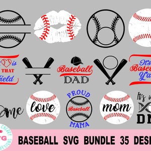 Baseball svg bundle for Crafters Cricut Silhouette designs