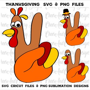 Peace sign Turkey bundle Png Svg files, Thanksgiving family svg Turkey svg Matching shirt Funny Turkey Mom Dad Fall Svg Cricut Sublimation