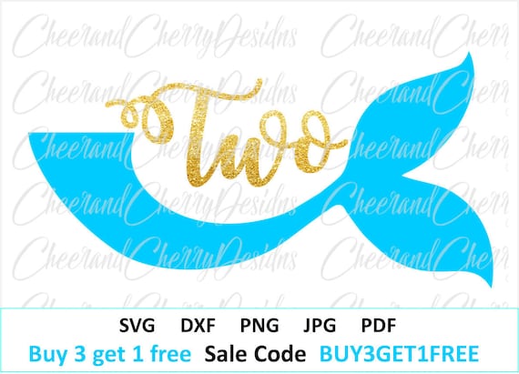 Download Second Birthday Svg Mermaid birthday SVG Sea svg Two svg ...
