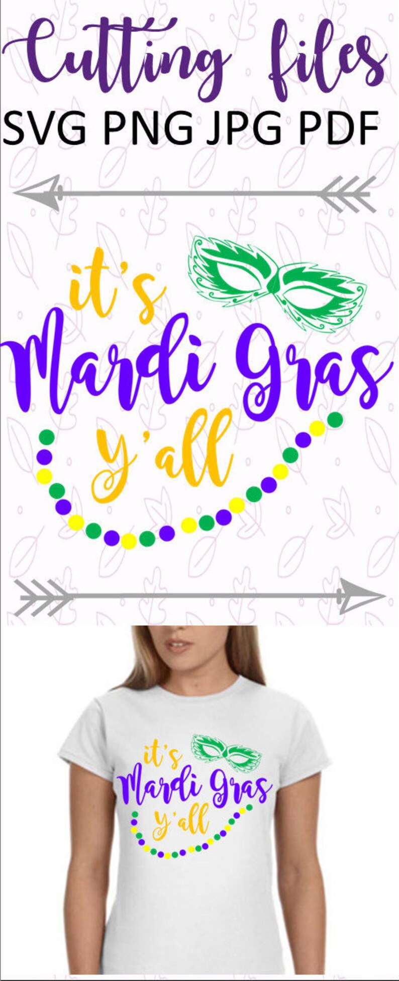 its mardi gras yall svg