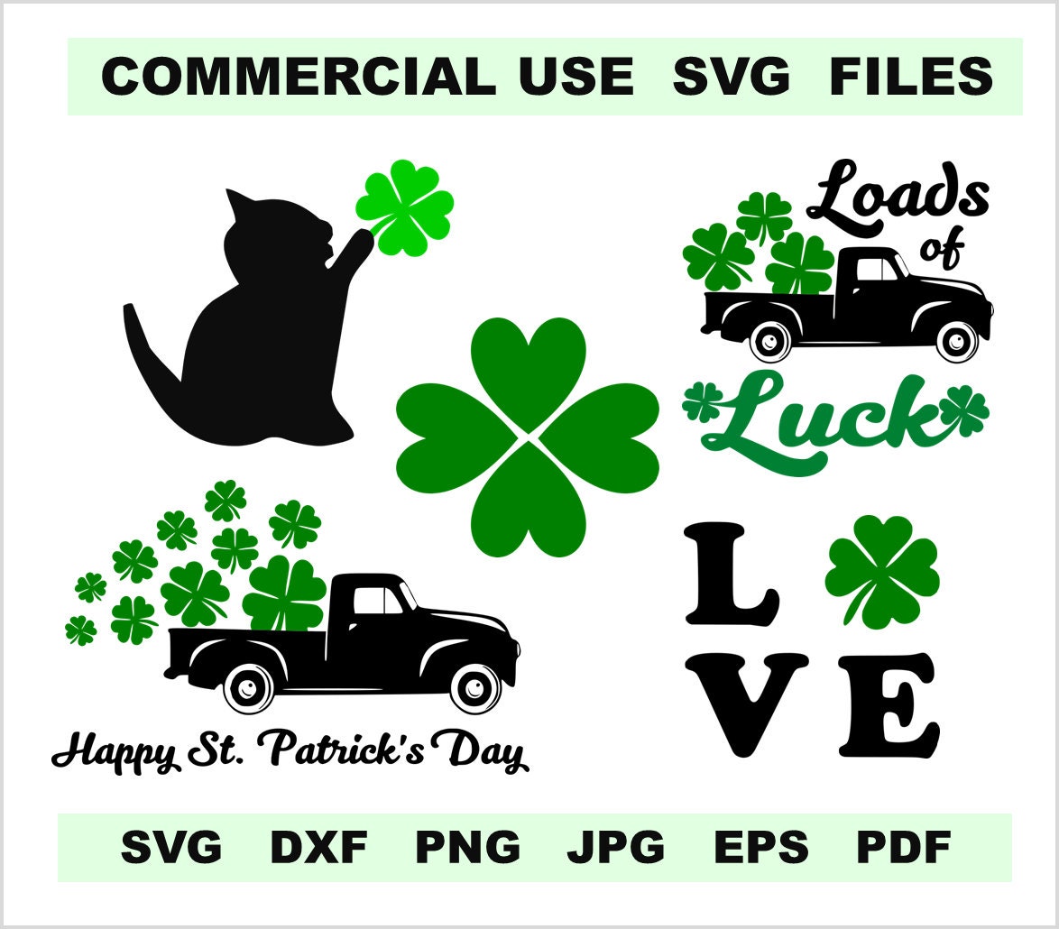 St Patricks Day Svg Bundle for Cricut Silhouette Iron On St. | Etsy