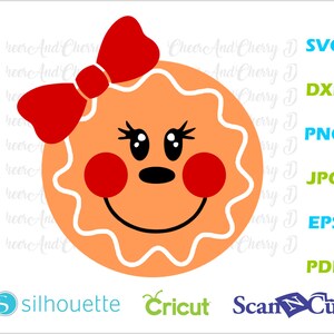 Christmas Gingerbread Girl SVG