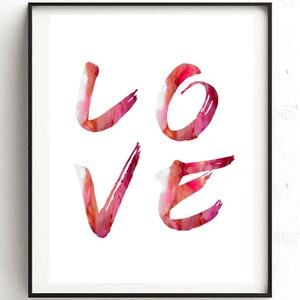 Valentines Printables Love Printable Valentines Gift Love Print ...