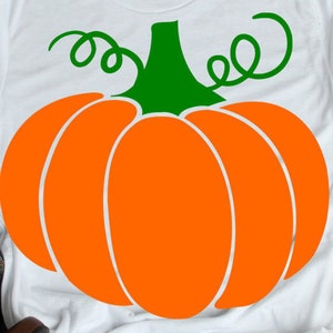 Pumpkin SVG file for Cricut Silhouette Iron On, Pumpkin Cut File, Halloween Svg file, Pumpkin dxf, Pumpkin Clipart, Thanksgiving Svg design