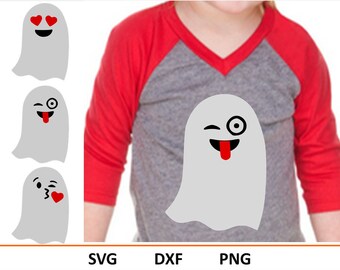 Halloween Svg Ghost Svg Emoji SVG DXF Ghost monogram Svg Halloween monogram Svg for Cricut Halloween Svg for Shirt Silhouette Ghost Clipart