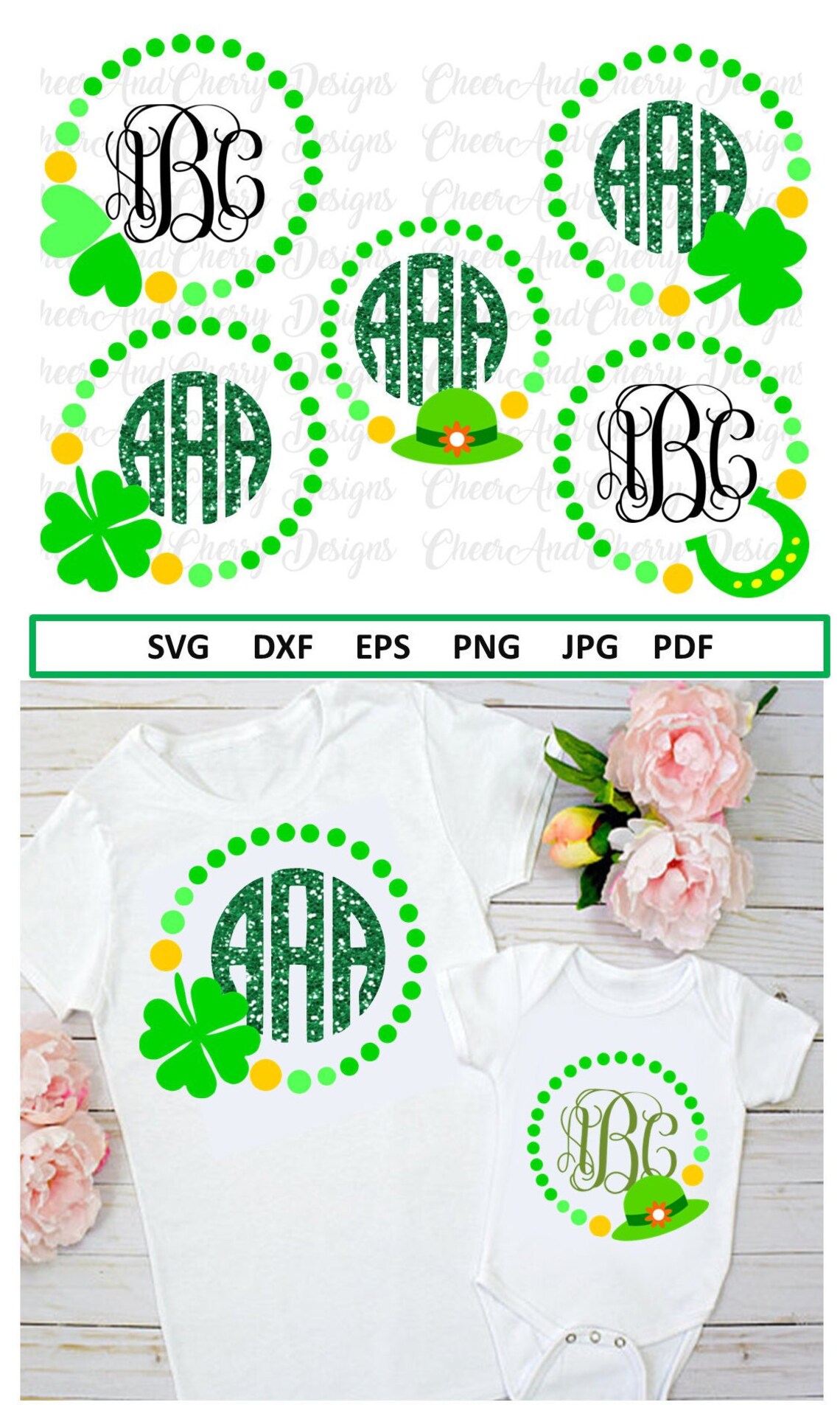 St Patricks Day Svg Bundle for Cricut Silhouette Iron On St. | Etsy