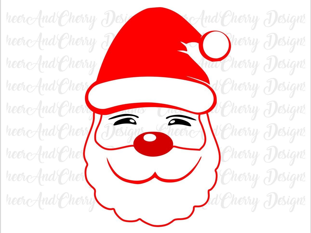 Download Santa face Svg Christmas SVG for Christmas shirt SVG ...