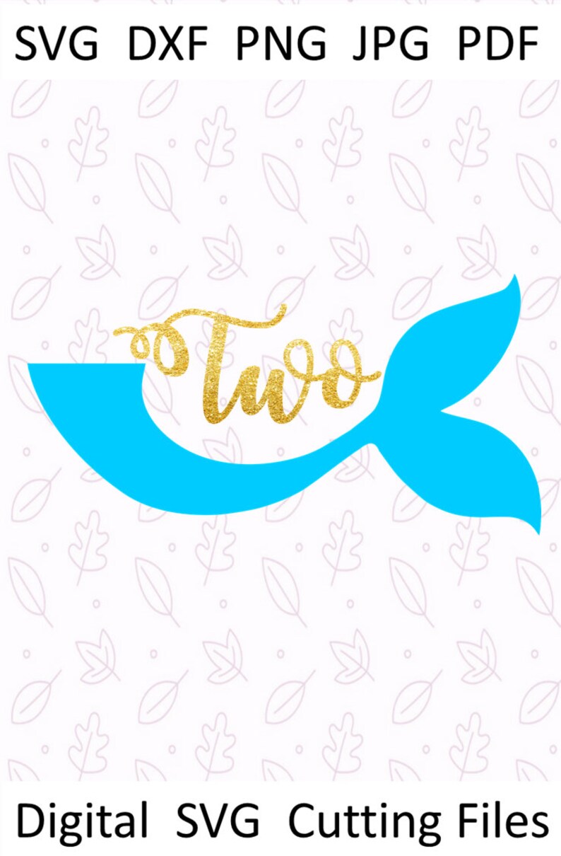 Download Second Birthday Svg Mermaid birthday SVG Sea svg Two svg ...