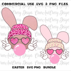 Bunny Face Svg Png Retro Coelhinho Da Páscoa Bolha Svg Faux Glitter Lantejoulas Cute Rabbit Sunglasses Png sublimação Camisa Preppy Rosa Páscoa Png