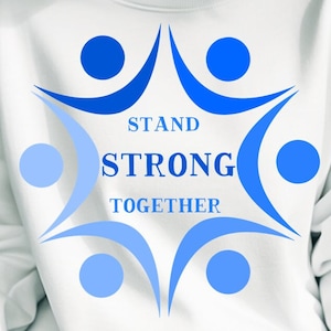 Stand Strong svg - Escritura Bíblica Christian Svg camisa David estrella svg Apoyo Israel Png stand con Israel SVG Judío Religioso svg Cricut