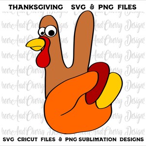 Peace sign Turkey Png Svg files, Thanksgiving family svg Turkey svg Matching shirt Funny Turkey Mom Dad Fall Svg Cricut Sublimation
