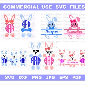 Easter SVG Bundle 50 Designs Svg Dxf Png Cut Files for - Etsy