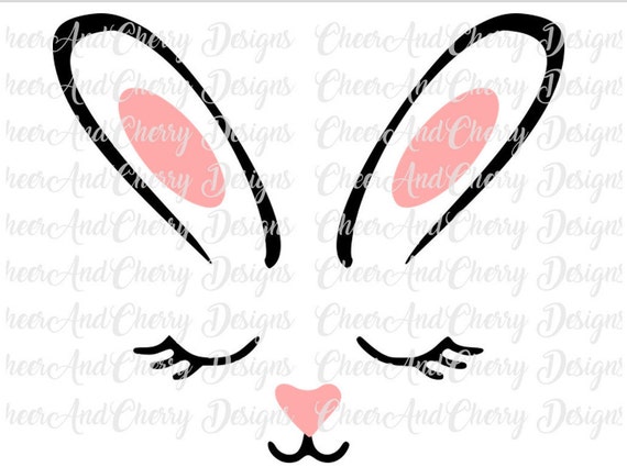 Download Cute bunny face Svg Easter Bunny Svg bunny ears svg for ...
