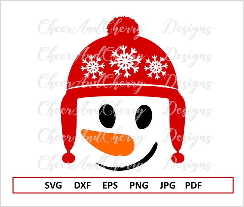 Snowman face Svg for Silhouette Snowman SVG file Christmas SVG for Cricut Snowman cut file Snowman Shirt Svg Iron on file Vinyl Snowman HTV image 1