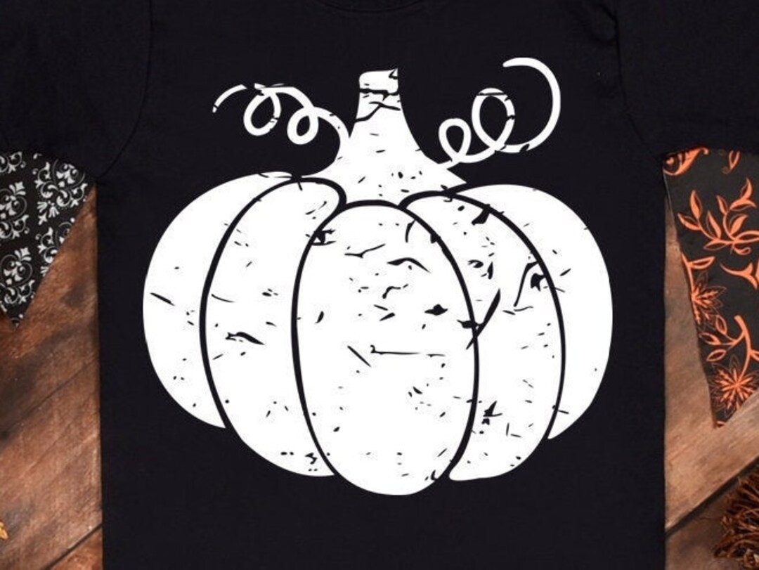 Distressed Pumpkin SVG Halloween Svg Grunge Pumpkin Cut File - Etsy