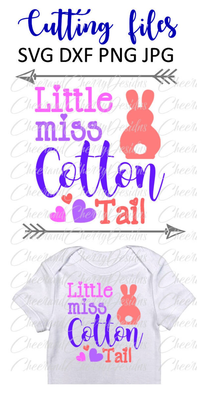 Download Little miss cotton tail SVG Easter SVG bunny svg Spring ...