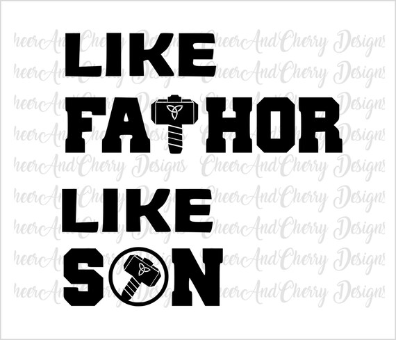 Free Free 119 Svg Cut Like Father Like Son Svg SVG PNG EPS DXF File