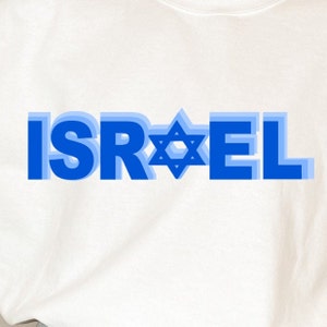 Apoie Israel SVG PNG - Fique com Israel Sublimação PNG Estrela de David svg Camiseta israelense Impressão hebraica Sinal judeu svg cristão Svg