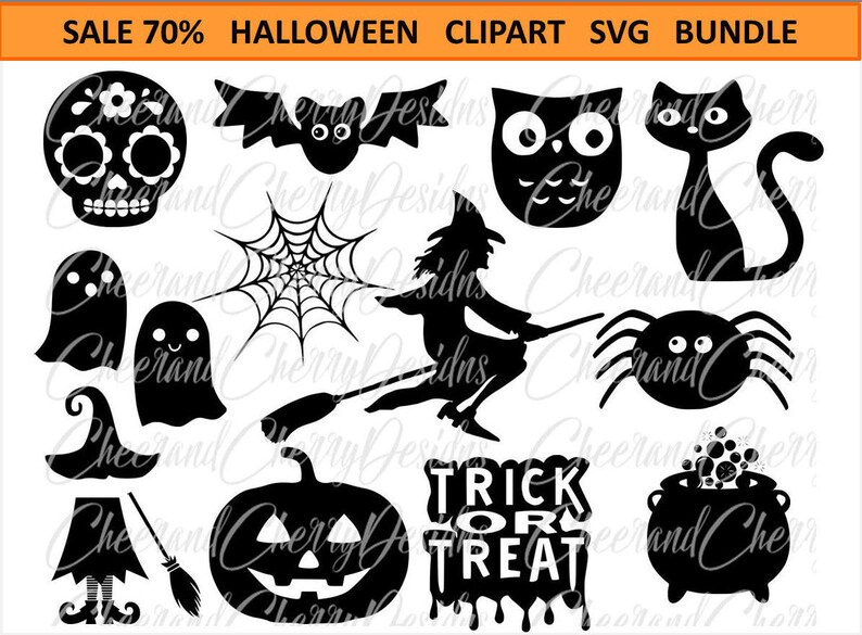 Download Halloween Svg Bundle Halloween Svg Files For Cricut Silhouette Etsy