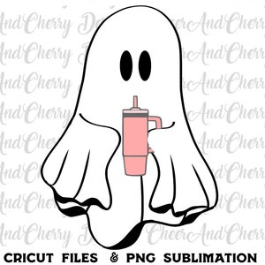Boo Jee Ghost SVG: Halloween Tumbler Sublimation Design (Digital Download)