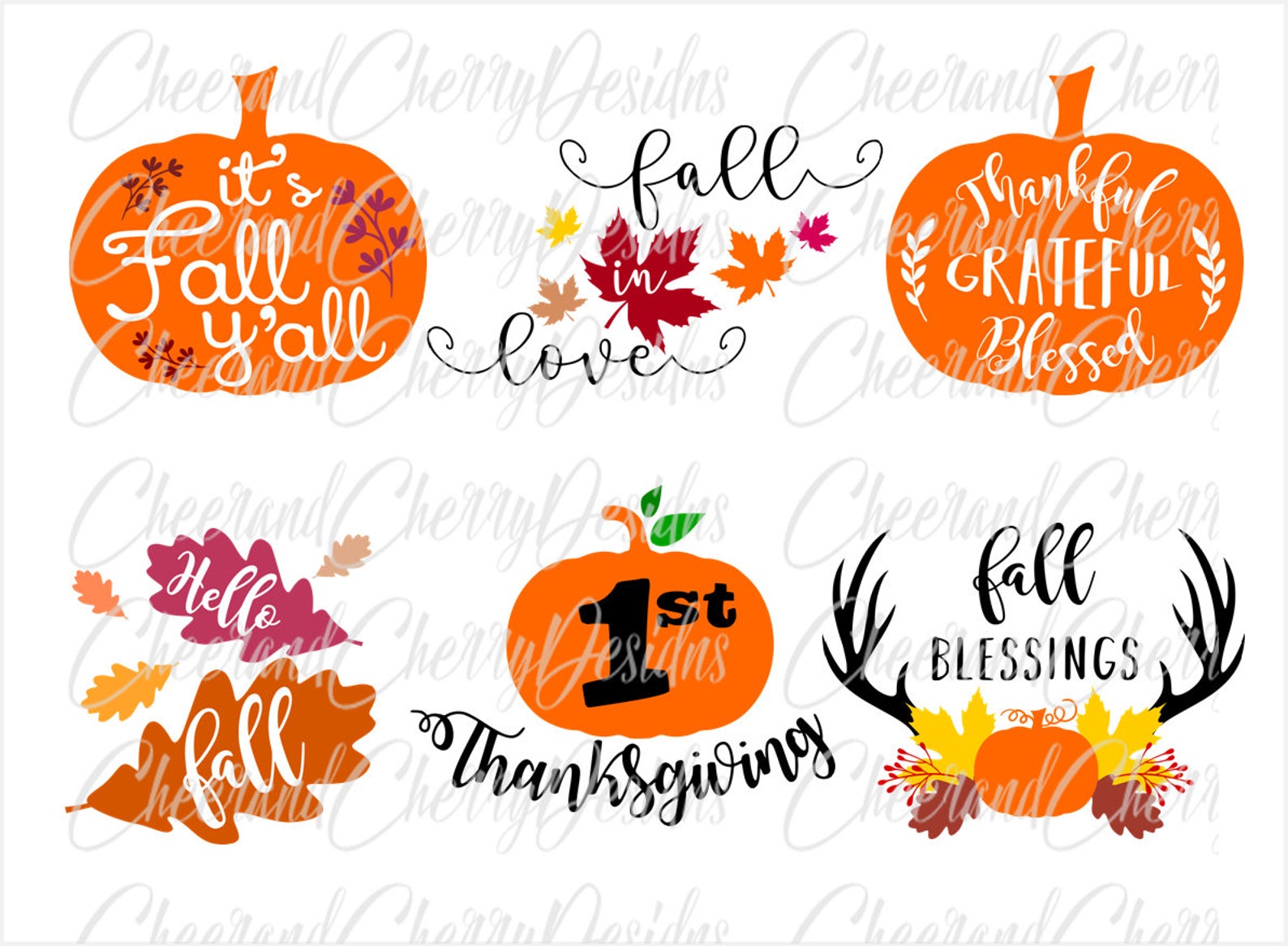 Download Thanksgiving SVG Bundle Fall Svg Bundle Pumpkin Svg for ...