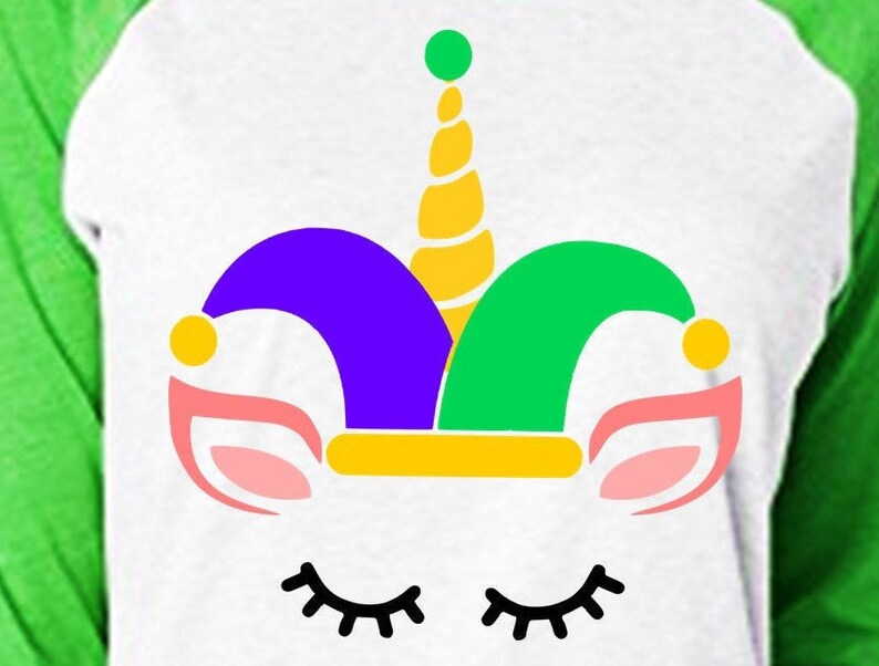Download Mardi Gras Unicorn Svg Mardi Gras Svg File for Cricut | Etsy