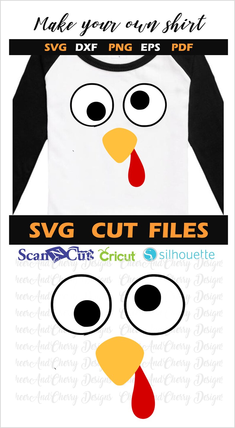Download Funny turkey face SVG for Thanksgiving shirt SVG for ...