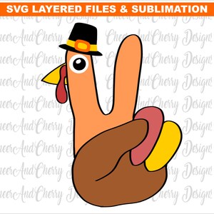 Peace sign Turkey Png Svg bundle, Thanksgiving family svg Turkey svg Matching shirt Funny Turkey Mom Dad Fall Svg Cricut Sublimation Clipart