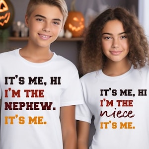 Hallo im der Neffe Nichte SVG PNG Bundle, Herbst Schwangerschaft Mommy To Be SVG Daddy Bruder Schwester Nana Opa Tante Onkel Thanksgiving Erwartend