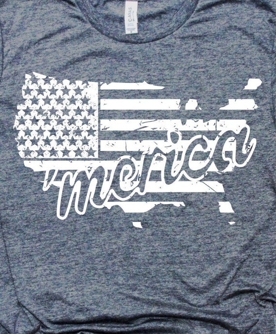 Merica Svg Usa Map Svg American Flag Svg 4th Of July Svg Etsy