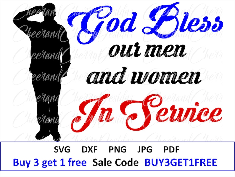 Download God bless our men and women in service Svg Memorial day ...
