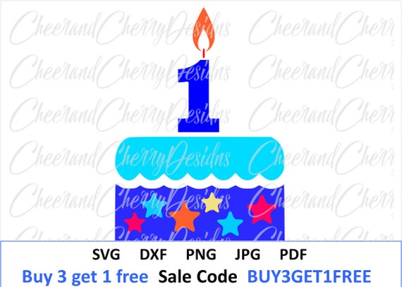 One Birthday Svg First Birthday Cut File Baby Svg Birthday Etsy