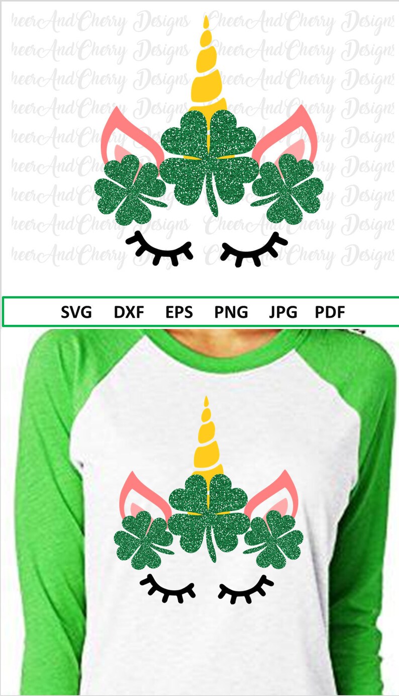 St. Patricks day Svg for Girl St Patricks Svg Unicorn with ...