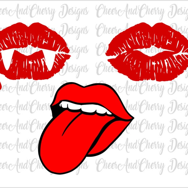 Lips svg, Kis SVG, Tongue  out svg, Lips With Tongue svg, vampire svg, Face mask Svg bundle, social distance, mouth mask design svg for mask