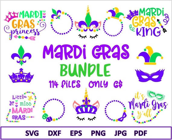 Download Mardi Gras Bundle Svg For Mardi Gras Svg Monogram Svg For Etsy