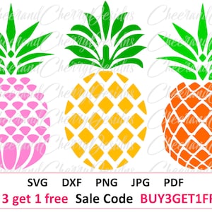 Pineapple SVG Pineapple Clipart Pineapple Vector Pineapple cut file Pineapple Dxf Summer SVG Pineapple Monogram Cricut Silhouette Iron on