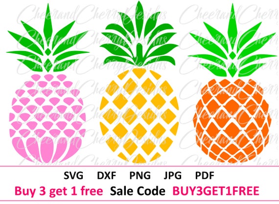 Pineapple Svg Pineapple Clipart Pineapple Vector Pineapple Cut Etsy