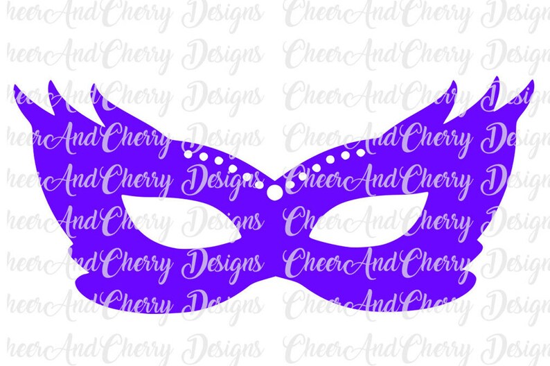 Download Mardi Gras mask Svg Cut File for Cricut Silhouette Iron on ...