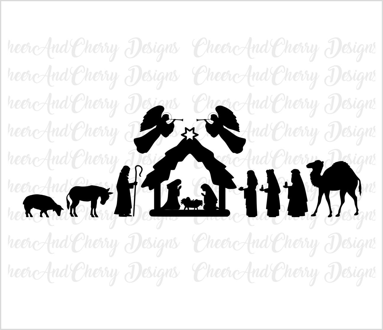 Nativity Mandala Svg Project - Free Layered SVG Files